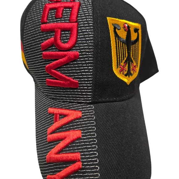 Germany Baseball Caps Hat with 3D Embroidery - Picture 2 of 6